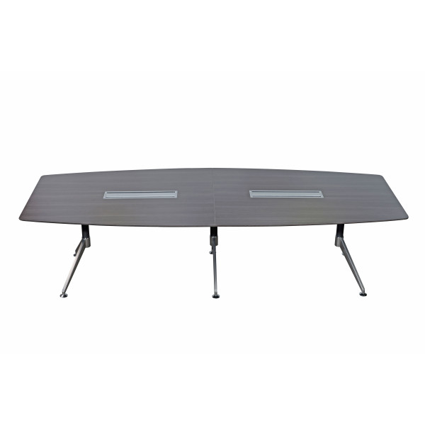 Nero Boardroom Bundle with 8 x Cante Chairs 